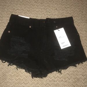 High rise shorts